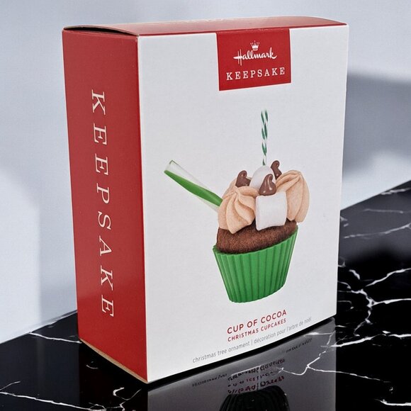 NEW Hallmark CUP OF COCOA 15th Christmas Cupcakes Keepsake Ornament 2024 NIB - Picture 2 of 8